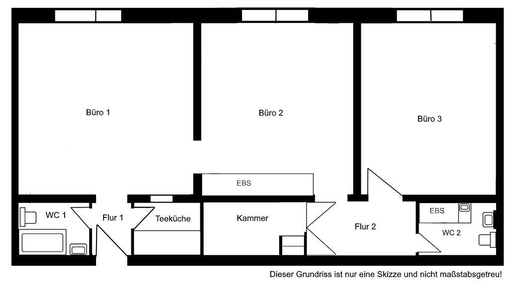Gewerbeobjekt München Schwabing-Freimann - 3 Zimmer, 79 m&sup2;, 1.695&euro; | Angebot:26160359