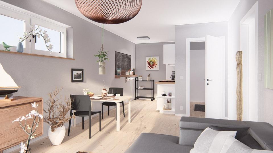 Etagenwohnung Bad Birnbach Asenham - 2 Zimmer, 57 m&sup2;, 660&euro; | Angebot:22136423