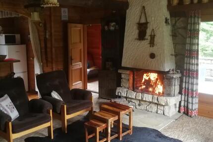 Harz Uriges Blockhaus Ferienhaus Pers 8 Hund 2 Kamine Bergblick 4 zimmer