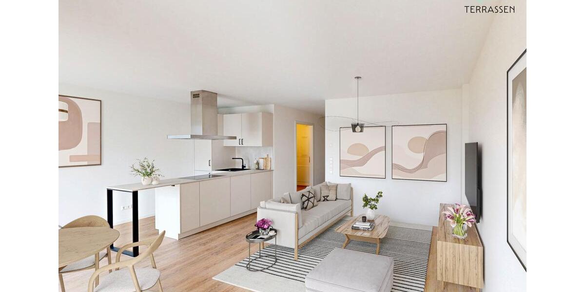 Erdgeschoßwohnung Darmstadt - 2 Zimmer, 64 m&sup2;, 1.150&euro; | Angebot:26335546