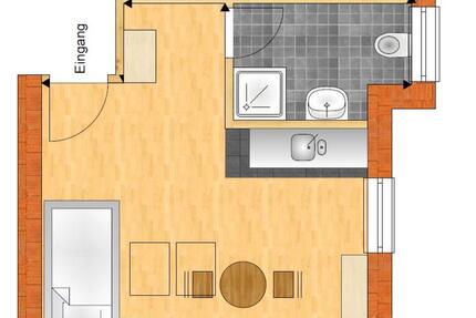 Appartment zu vermieten 1 zimmer