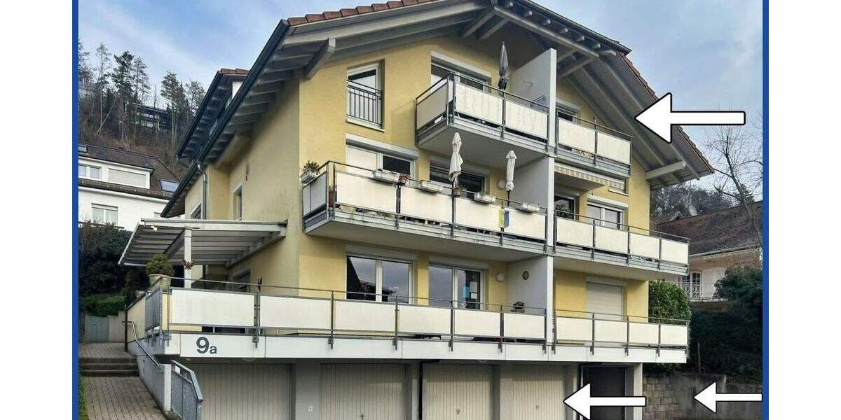 Etagenwohnung Waldshut-Tiengen Tiengen - 3 Zimmer, 58 m&sup2;, 680&euro; | Angebot:24862397