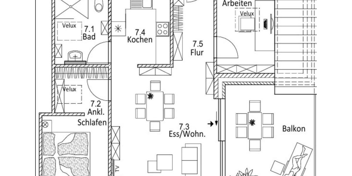 Dachgeschosswohnung in Lohne zu vermieten! 2 zimmer