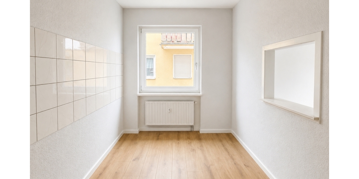 Maintal-Bischofsheim: Renovierte 2-Zimmer Wohnung mit großem Balkon und Garage - Etagenwohnung Maintal | Angebot:27053489