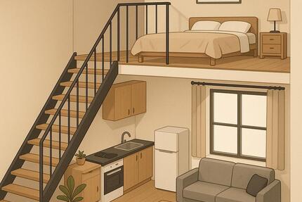 Charmantes 1-Zimmer Maisonette Apartement nach Renovierung zimmer