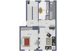 Etagenwohnung Magdeburg Neue Neustadt - 2 Zimmer, 47 m&sup2;, 375&euro; | Angebot:26681743