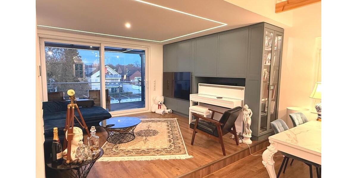 Exklusive, vollmöblierte Penthouse-Wohnung mit luxuriöser Ausstattung nahe Düsseldorf zimmer