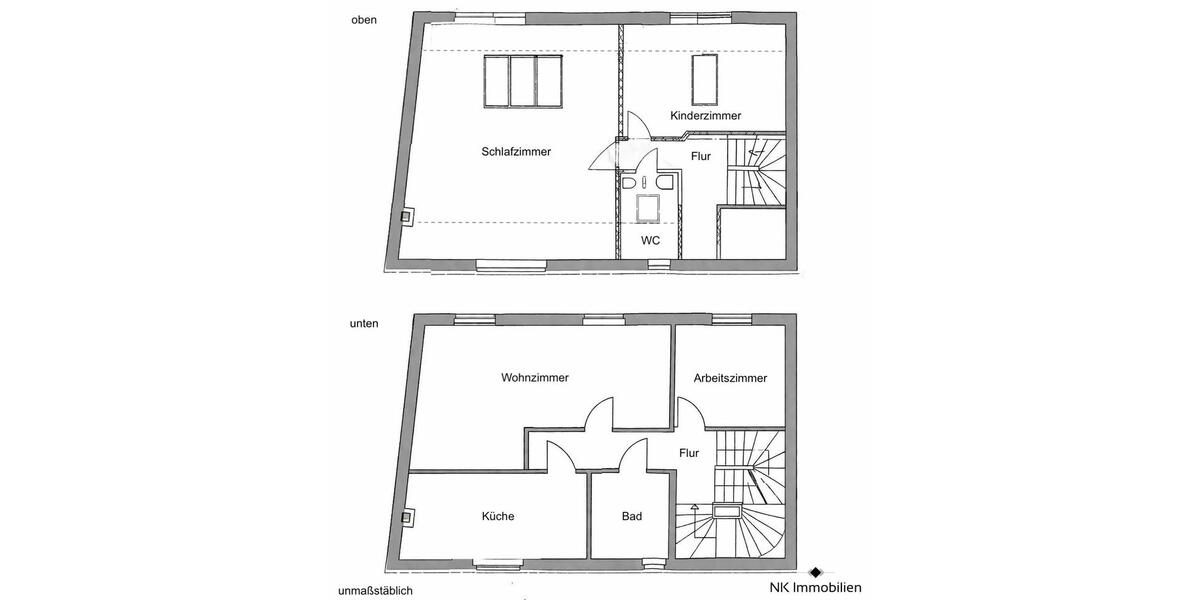 Maisonettenwohnung Eilenburg - 3.5 Zimmer, 80 m&sup2;, 456&euro; | Angebot:26019027