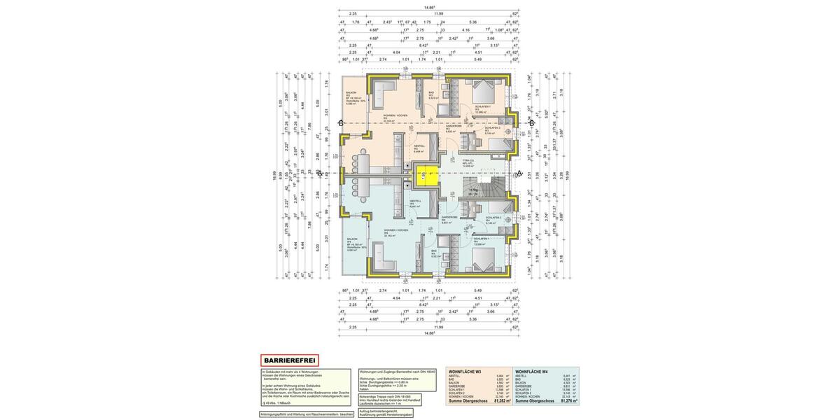 Etagenwohnung Dötlingen - 3 Zimmer, 81 m&sup2;, 1.350&euro; | Angebot:26644689