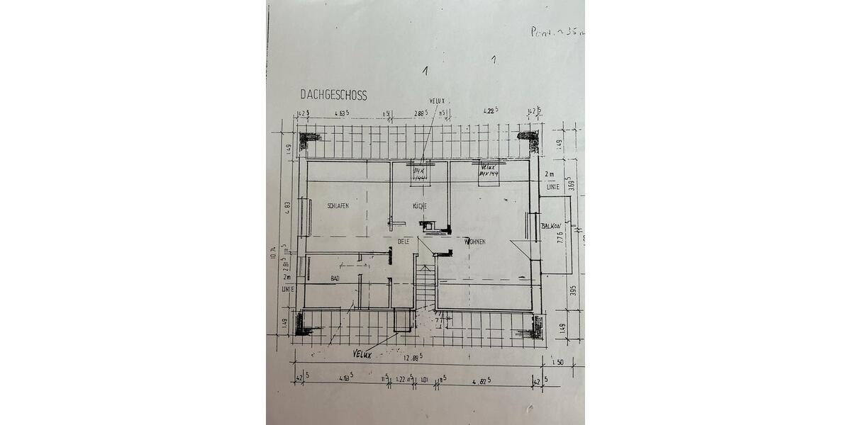 Dachgeschoßwohnung Wolfsburg Ehmen - 2 Zimmer, 68 m&sup2;, 630&euro; | Angebot:25855664