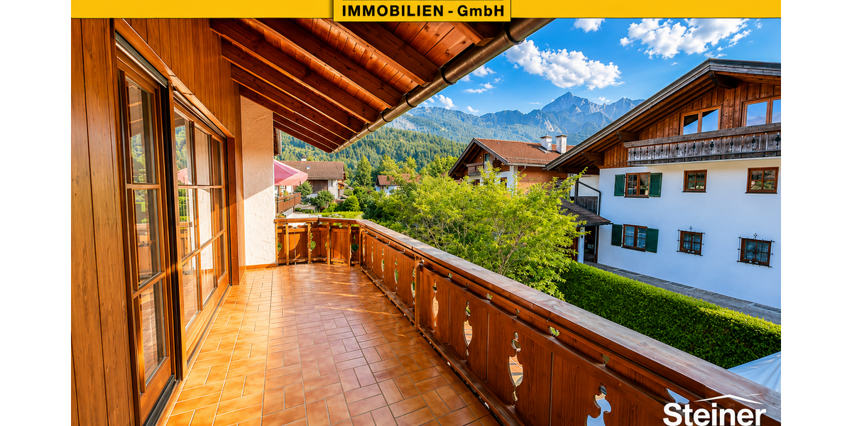 Etagenwohnung Garmisch-Partenkirchen Partenkirchen - 3.5 Zimmer, 105 m&sup2;, 1.790&euro; | Angebot:27166846