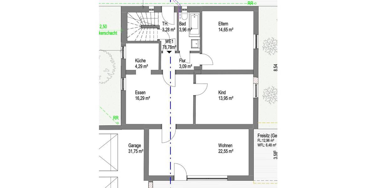 Erdgeschoßwohnung Altötting - 3 Zimmer, 84 m&sup2;, 924&euro; | Angebot:26351886