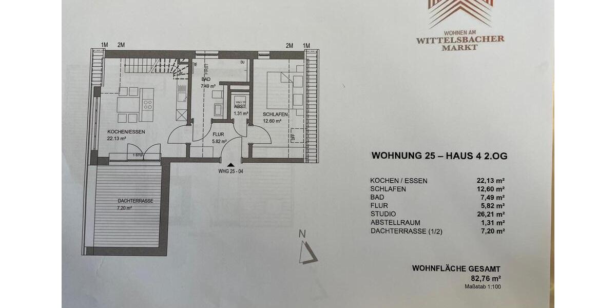 Maisonettenwohnung Langquaid - 3 Zimmer, 83 m&sup2;, 850&euro; | Angebot:24893460