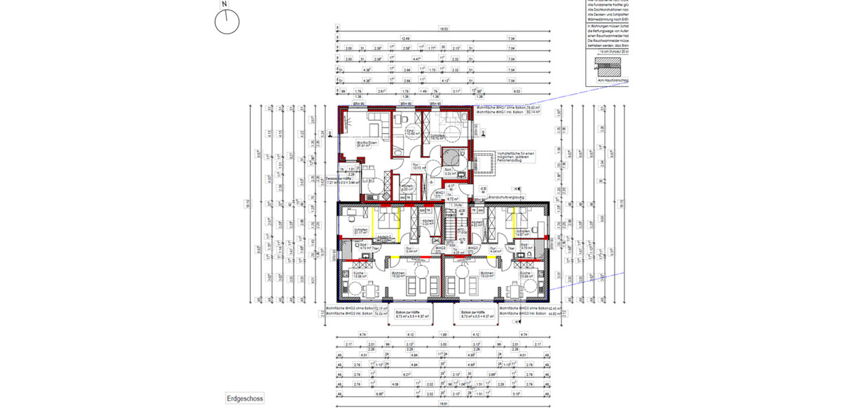 Etagenwohnung Diepholz - 3 Zimmer, 82 m&sup2;, 650&euro; | Angebot:26562834