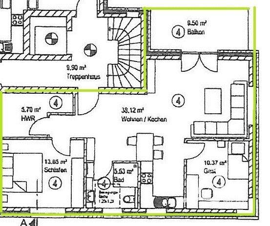 Etagenwohnung Apen / Augustfehn Augustfehn I - 3 Zimmer, 78 m&sup2;, 780&euro; | Angebot:23935701