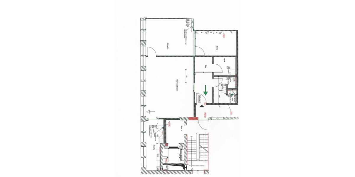 Etagenwohnung Leer (Ostfriesland) - 3 Zimmer, 85 m&sup2;, 995&euro; | Angebot:26442916