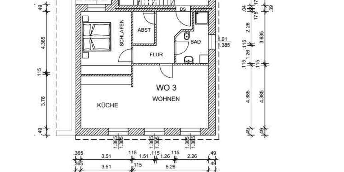 Etagenwohnung Aurich - 2 Zimmer, 70 m&sup2;, 750&euro; | Angebot:24378128