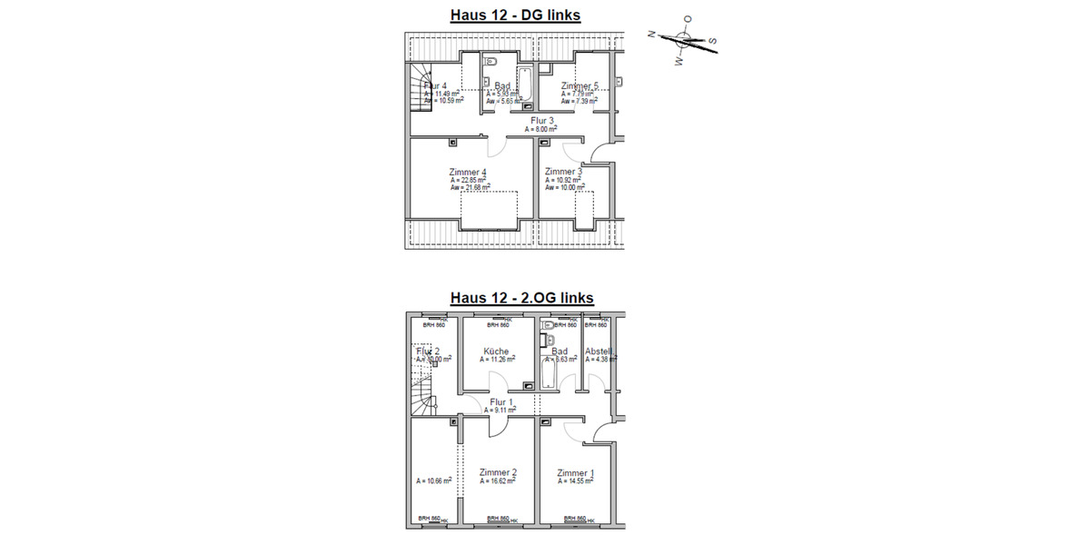 Maisonettenwohnung Ostrau - 5 Zimmer, 147 m&sup2;, 880&euro; | Angebot:24750067