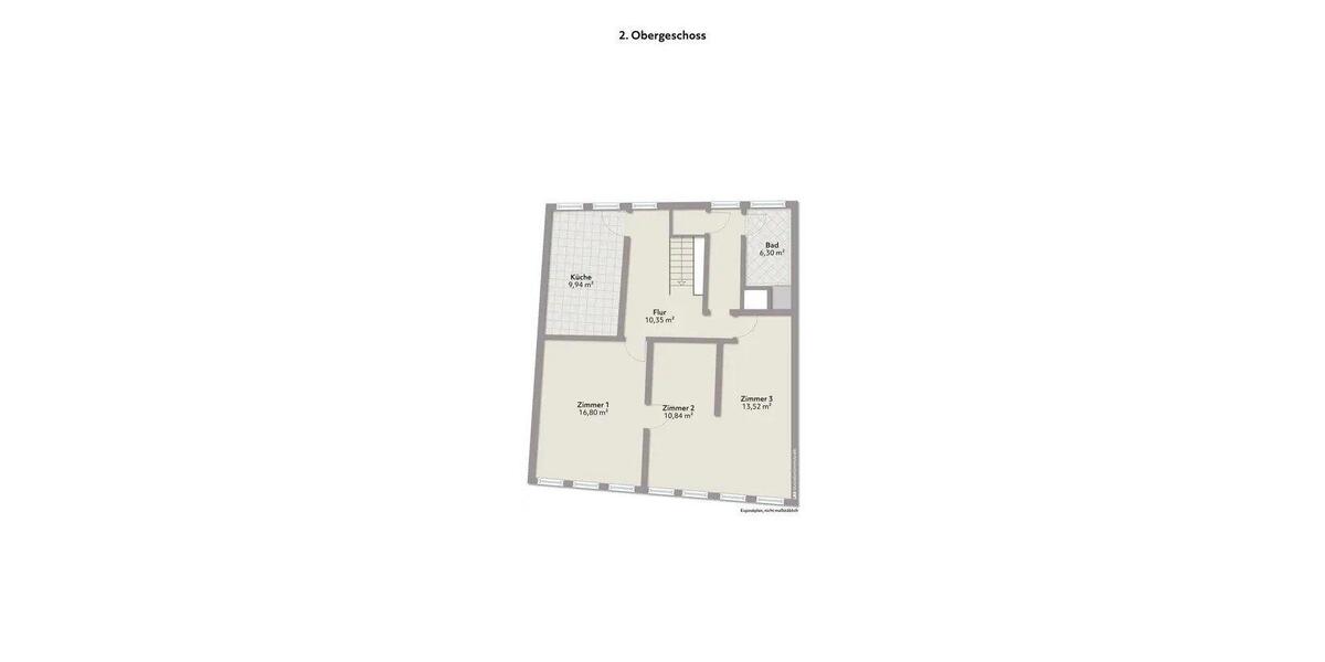 Etagenwohnung Schöningen - 2 Zimmer, 67 m&sup2;, 280&euro; | Angebot:26415992