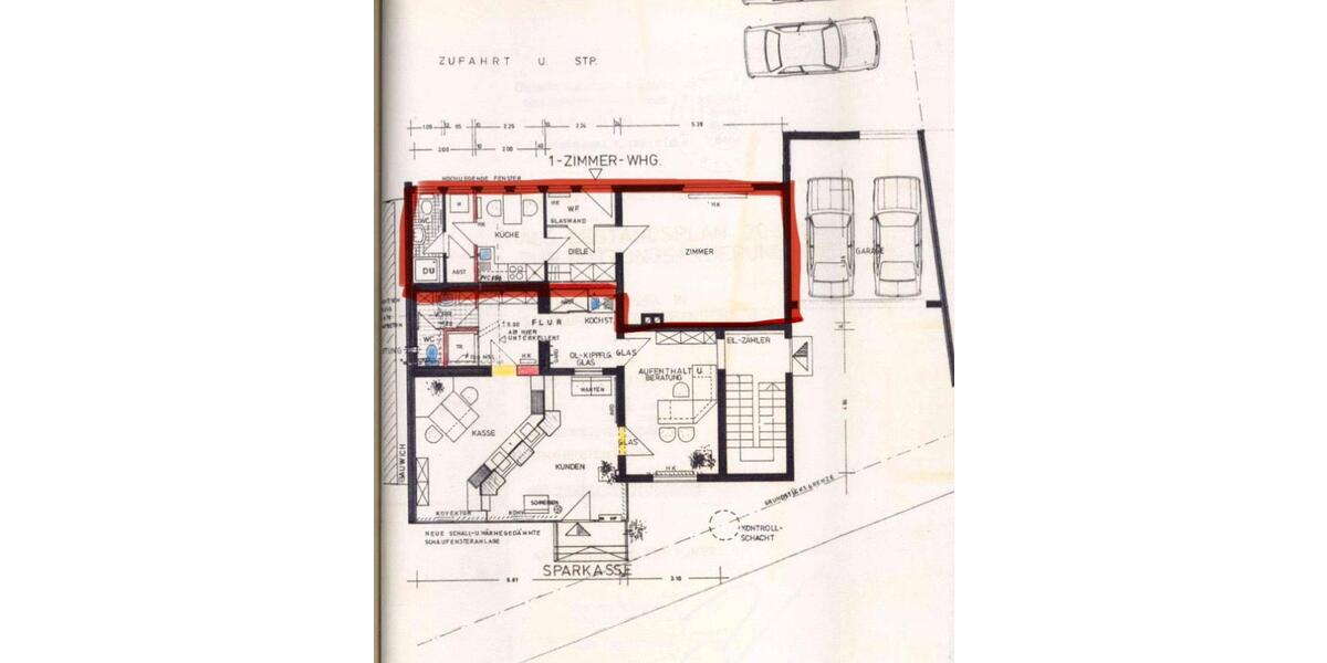 Erdgeschoßwohnung Engelsbrand - 1.5 Zimmer, 42 m&sup2;, 600&euro; | Angebot:25907008
