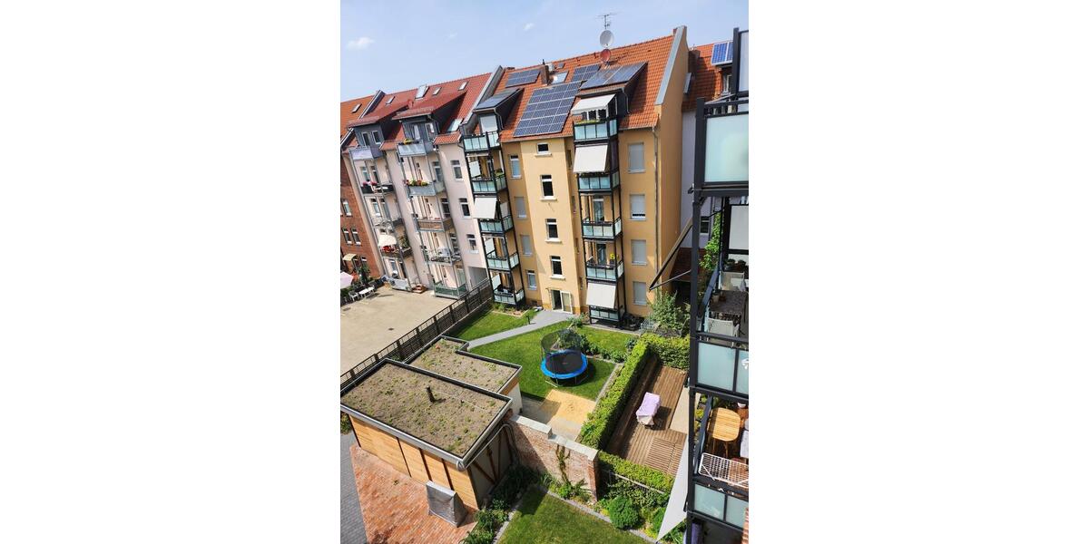 Dachgeschoßwohnung Erfurt Johannesplatz - 4 Zimmer, 130 m&sup2;, 1.400&euro; | Angebot:26048958