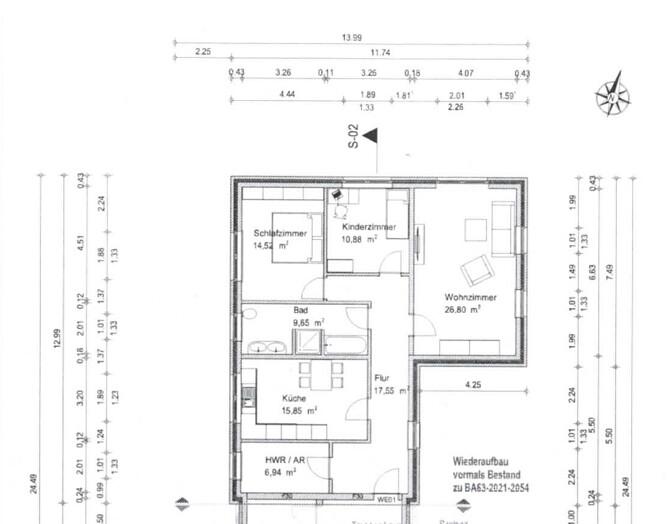 Erdgeschoßwohnung Winsen (Luhe) - 3 Zimmer, 105 m&sup2;, 1.260&euro; | Angebot:26067159
