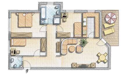 Wohnung Weilheim - 4 Zimmer, 96 m&sup2;, 1.100&euro; | Angebot:26212196
