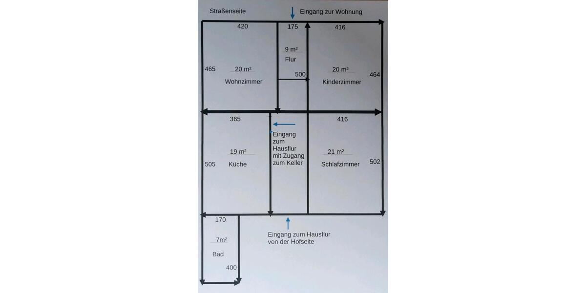 Erdgeschoßwohnung Mönchengladbach West - 3 Zimmer, 96 m&sup2;, 880&euro; | Angebot:25168874