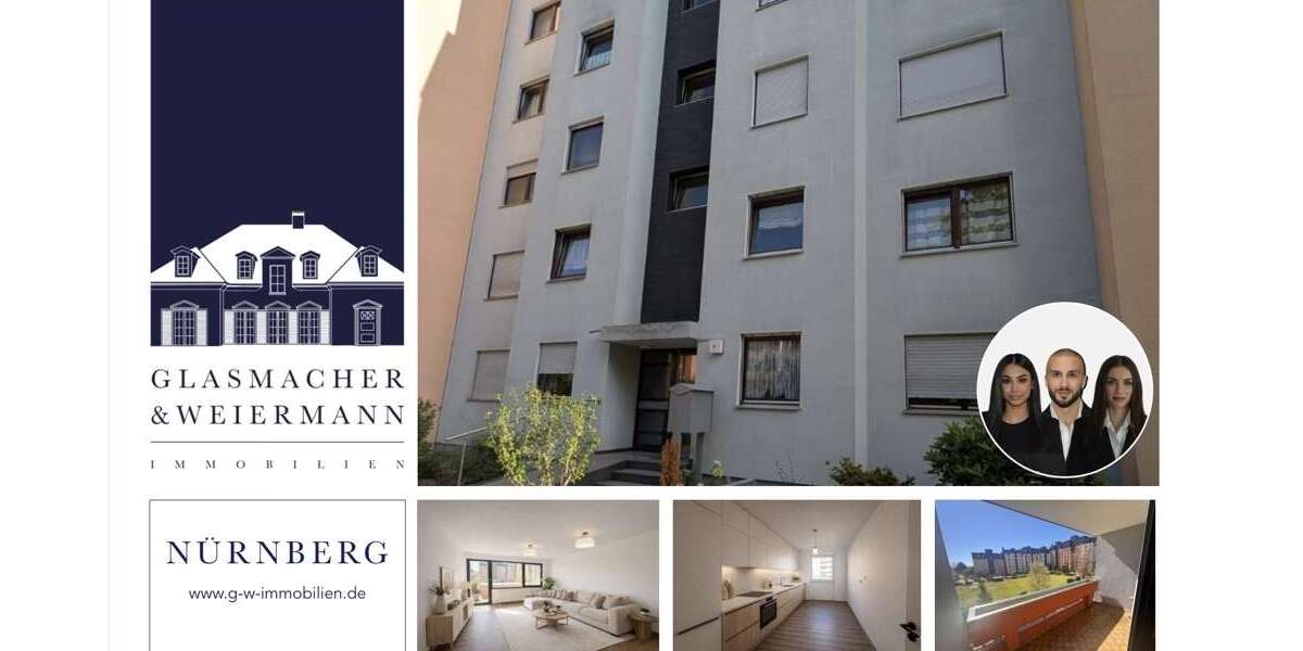 Etagenwohnung Nürnberg Schnepfenreuth - 3 Zimmer, 88 m&sup2;, 1.144&euro; | Angebot:26183078