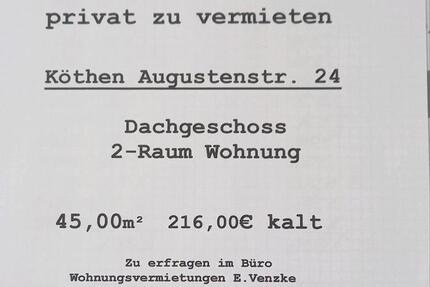 Wohnung Südliches Anhalt Pfaffendorf - 2 Zimmer, 45 m&sup2;, 408&euro; | Angebot:25216856