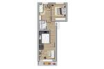 Etagenwohnung Gotha - 3 Zimmer, 51 m&sup2;, 305&euro; | Angebot:26563055