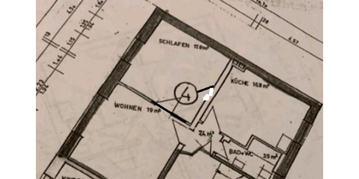 Etagenwohnung Pirmasens - 2 Zimmer, 60 m&sup2;, 580&euro; | Angebot:24865570