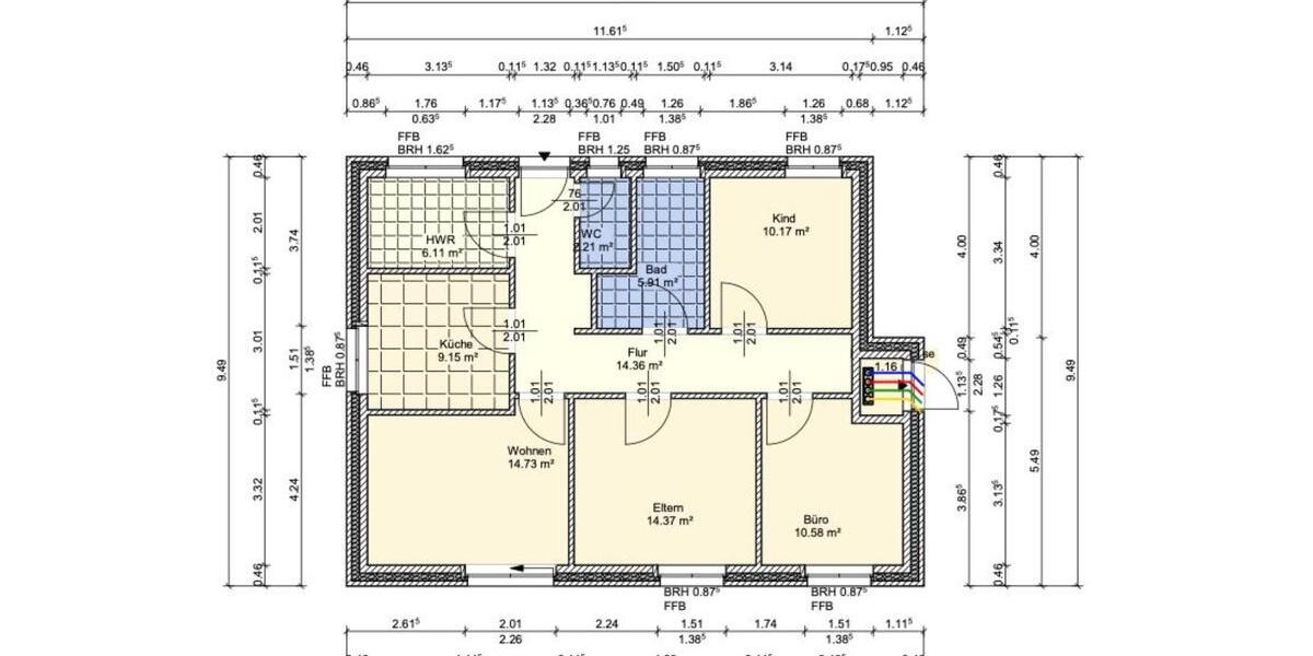 Erdgeschoßwohnung Saterland - 4 Zimmer, 89 m&sup2;, 950&euro; | Angebot:24781363