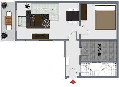 Etagenwohnung Aschersleben - 2 Zimmer, 50 m&sup2;, 294&euro; | Angebot:26816846
