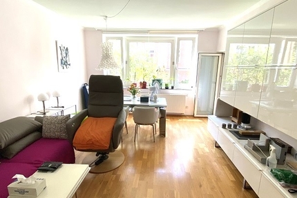 Möblierte 3-Zimmer-Wohnung mit Südwest-Loggia in top Lage Schwabing-West - Wohnung München / Schwabing-West West | Angebot:26999214
