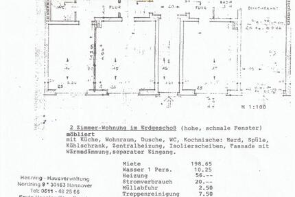 City Hagenstr. möbliertes Zimmer mit Küche zu vermieten 1.9.25