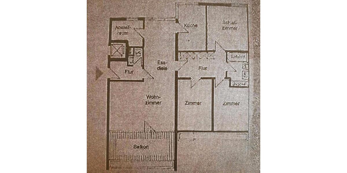 Etagenwohnung Bad Neustadt an der Saale - 4 Zimmer, 114 m&sup2;, 1.150&euro; | Angebot:26234797