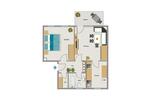 Etagenwohnung Dortmund Innenstadt Nord - 2.5 Zimmer, 51 m&sup2;, 381&euro; | Angebot:26683846