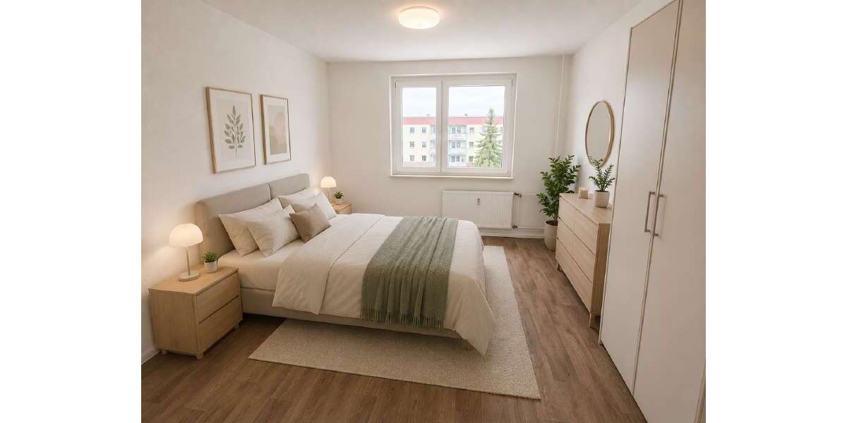 Etagenwohnung Gera Lusan - 3 Zimmer, 68 m&sup2;, 375&euro; | Angebot:26828061