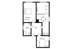 Etagenwohnung Naundorf Hof - 3 Zimmer, 56 m&sup2;, 390&euro; | Angebot:26346934