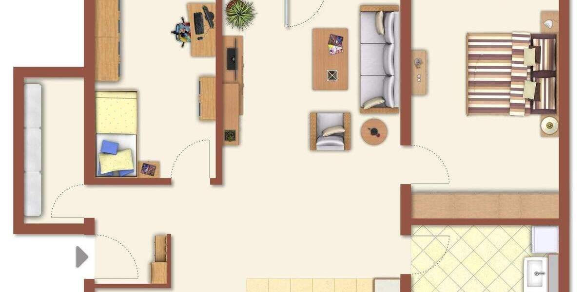 Etagenwohnung Spalt - 3 Zimmer, 92 m&sup2;, 1.065&euro; | Angebot:24821957