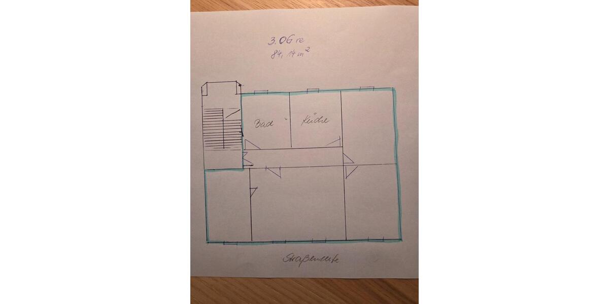 Etagenwohnung Frankfurt (Oder) Beresinchen - 4 Zimmer, 84 m&sup2;, 588&euro; | Angebot:24692730