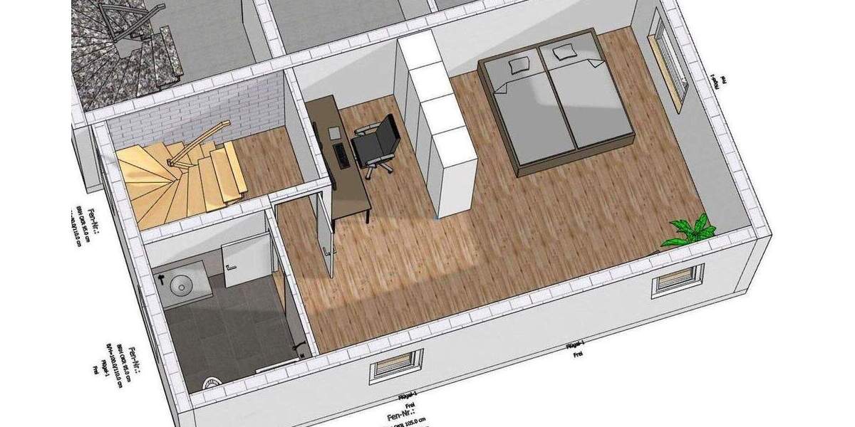 Etagenwohnung Bermatingen - 2 Zimmer, 82 m&sup2;, 1.070&euro; | Angebot:24531293