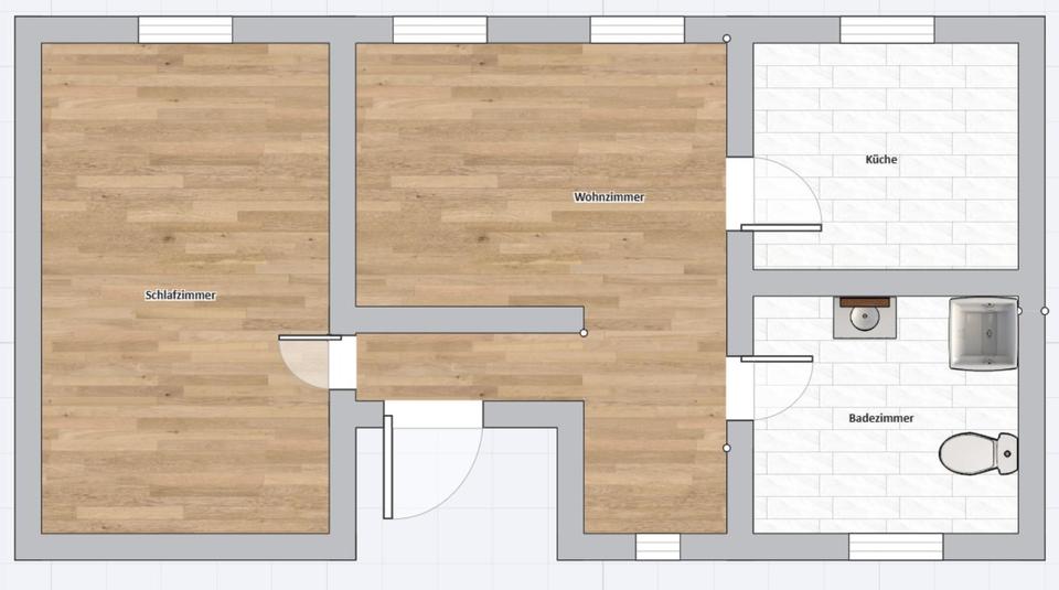 2 Zi. DG Wohnung in Oschatz Zentrum zu vermieten 2 zimmer