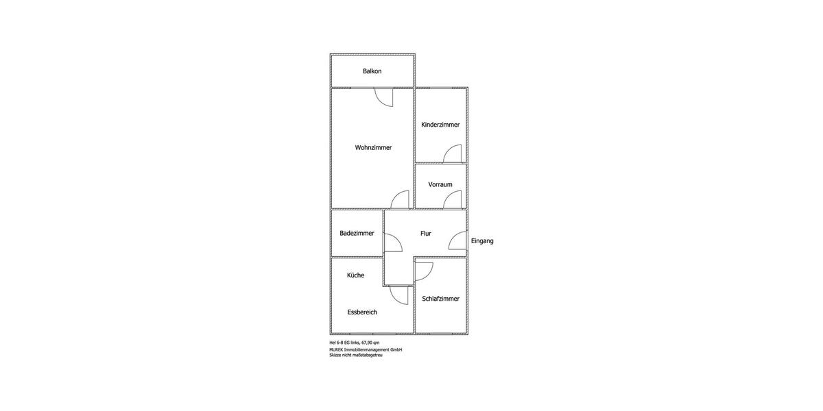 Etagenwohnung Forst (Lausitz) - 3 Zimmer, 68 m&sup2;, 420&euro; | Angebot:25648206