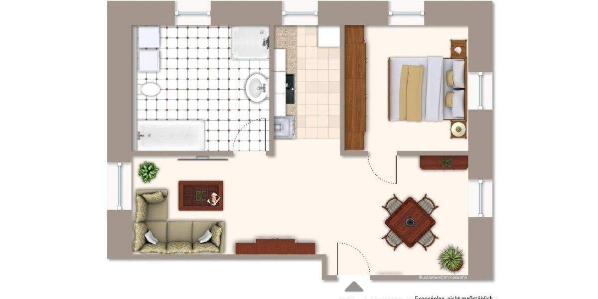 Gewerbeobjekt Dorfen Mehlmühle - 2 Zimmer, 55 m&sup2;, 740&euro; | Angebot:25692222