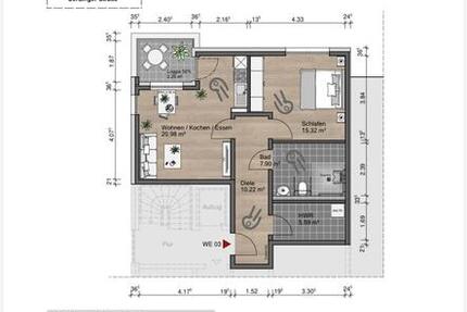 Wohnung Krefeld Bockum - 2 Zimmer, 62 m&sup2;, 920&euro; | Angebot:26399059