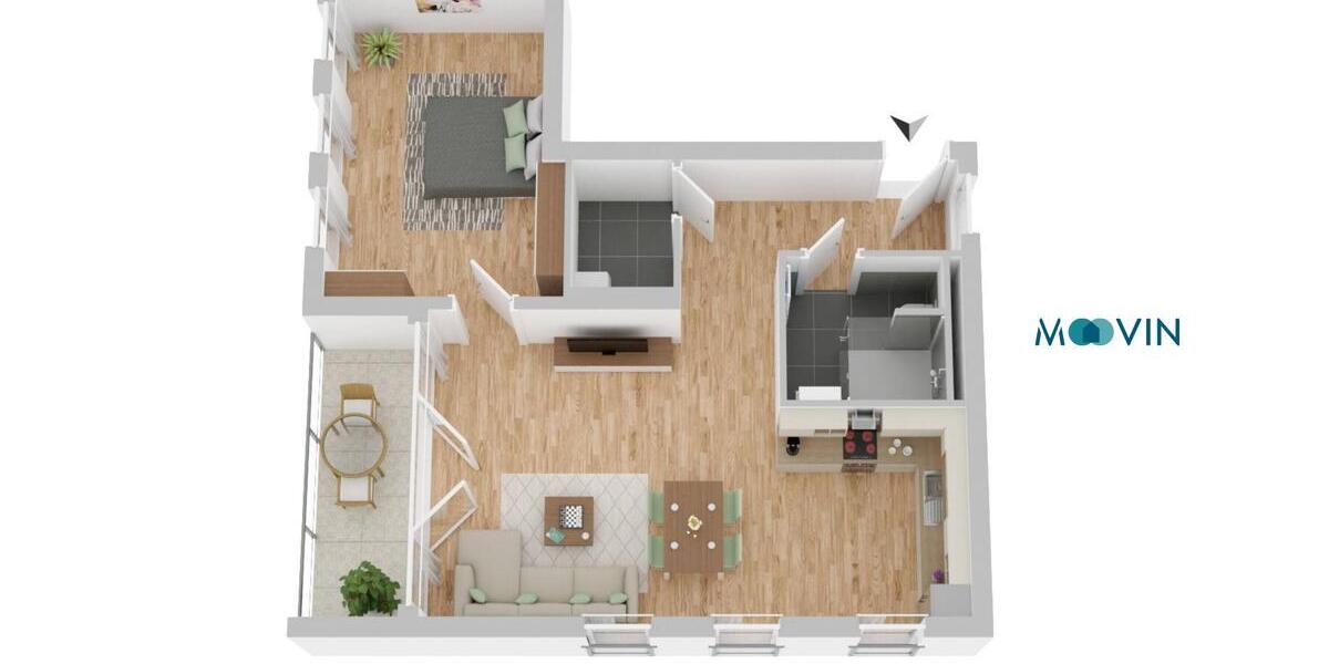 Barrierefrei konzipierte 2-Zimmer-Neubauwohnung mit EBK und LOGGIA 2 zimmer