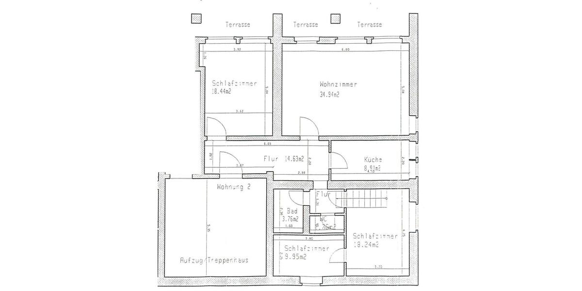 Terrassenwohnung Breitenbrunn/Erzgebirge Erzgebirge - 4 Zimmer, 137 m&sup2;, 989&euro; | Angebot:25267485