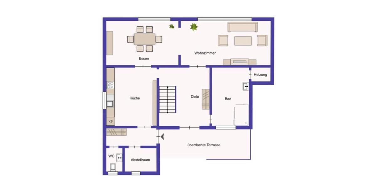 Einfamilienhaus Lübbecke - 6 Zimmer, 130 m&sup2;, 1.200&euro; | Angebot:24857022